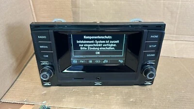 Neu Radio VW MIB2 Entry 5G0035888B L42VW2 Touch Komponentenschutz Garantie - Bild 1 von 3