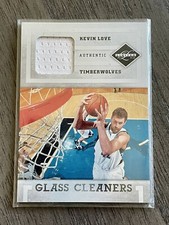 Kevin Love 2011-12 Panini GLASS CLEANERS Game Used jersey #5 - /99