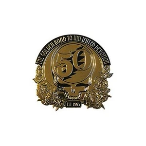GRATEFUL DEAD - 50 ANIVERSARIO - PEGATINA METÁLICA 2 pulgadas x 2 pulgadas - TOTALMENTE NUEVA - 7995 - Imagen 1 de 1