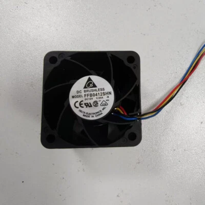 1PCS New Delta FFB0412SHN 40x28mm Very High Speed 12V 24 CFM 3Pin Fan - Image 1 of 3