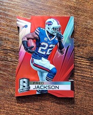 Fred Jackson 2014 Panini Spectra /5 Red Prizm Die Cut Bills #30