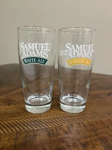 Samuel Adams Summer and Wheat Ale Beer Pint Glasses - Picture 1 of 7