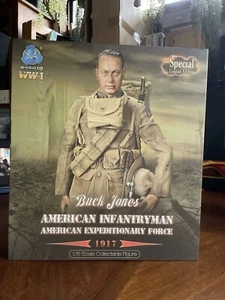 DID 1/6 12" WWI Fuerza Expedicionaria Americana 1917 Buck Jones Edición Especial - Imagen 1 de 9