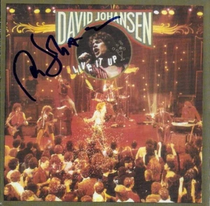 Die "Live It Up" CD signiert von David Johansen - Bild 1 von 2