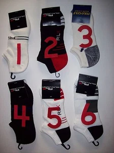 Calcetines informales Polo Ralph Lauren para hombre mezcla poliéster talla 10-13 elige patrón - Imagen 1 de 7
