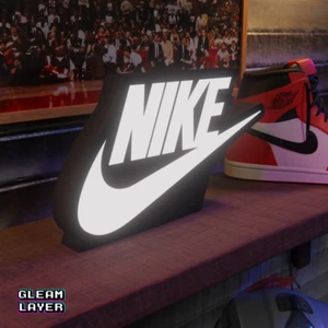 Letrero de luz LED con logotipo de Nike Rgb - Imagen 1 de 5