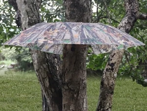 Tree Stand Umbrella 58" Wide Camo Hunting Umbrella for Tree Stand Weather-Resist - Picture 1 of 7