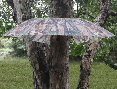 Tree Stand Umbrella 58" Wide Camo Hunting Umbrella for Tree Stand Weather-Resist - Image 1 of 4