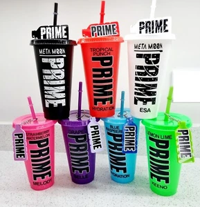 Prime Personalised Cold Cup UFC 300 KSI LA Dodgers add Keyring and Chocolate - Picture 1 of 10