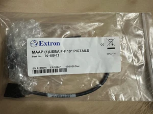 Extron MAAP (1) USB A Female to Female on 10" Pigtail 70-455-12 Module