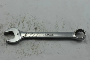 Snap-on OEXM17 Stubby Combination Wrench 17mm 12Pt Metric Chrome USA Snap On - Picture 1 of 4
