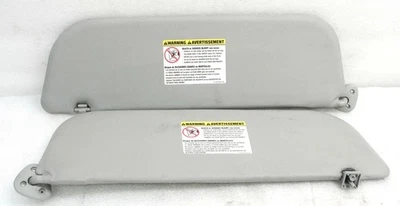 PAR DE PARASOLES FORD ECONOMOLINE E150 conductor pasajero visera derecha izquierda 92-14 GRIS Foto 1 de 4