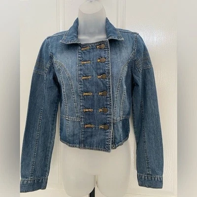 NUEVO con etiqueta-Dollhouse Denim Brigade Chaqueta Talla S Foto 1 de 3