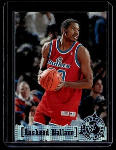 1995-96 TOPPS STADIUM CLUB RASHEED WALLACE RC WASHINGTON BULLETS #333 - Picture 1 of 2