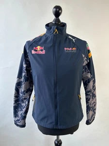Puma Red Bull Racing F1 Jacket Womens Blue Full Zip Softshell Windbreaker - Picture 1 of 8