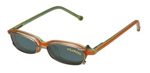 SMARTCLIP 951 EYEGLASS FRAME/GLASSES WITH POLARIZED SUNGLASS CLIP-ON LENSES RARE - Picture 1 of 10