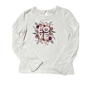 Janie And Jack Floral Love Shirt Size 10 - Picture 1 of 9