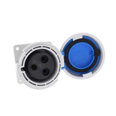 Bryant Watertight IEC Pin & Sleeve Receptacle 30A 250V Female Outlet 2P3W 330R6W - Image 1 of 4