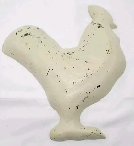 Gallo in ghisa vintage pezzo decorazione pollo da appendere a parete cattura tutto vassoio - Foto 1 di 2