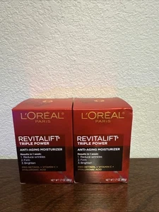 2pk. Crema hidratante activa profunda L'Oréal Revitalift Triple Power 1,7 OZ 48 G - Imagen 1 de 3