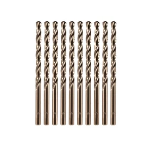 3/16" Punte per Trapano al Cobalto 10 Pezzi M35 HSS Set di Punte per Metallo Duro Sta... - Foto 1 di 7