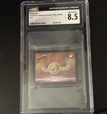 Pokémon Stadium Action 3D #24 “Geodude” 8.5 CGC - Image 1 of 4