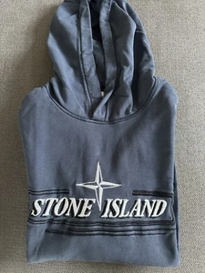 Stone Island Junior Hoodie Sweatshirt Jungen blau Größe 14 Jahre 164 - Bild 1 von 6