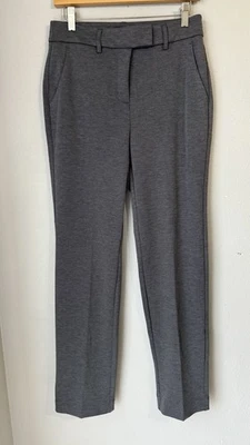 SIMPLY VERA Vera Wang Gray High Rise Straight Pants Womens Size 6 - Image 1 of 4