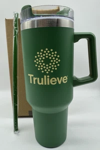New 40oz Official Trulieve Stainless Steel Insulated Tumbler with Straw and Lid - Picture 1 of 15
