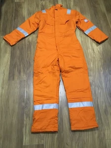 Mono Portwest FR52 Acolchado Resistente al Llama Antiestático Talla M, Color Naranja - Imagen 1 de 20