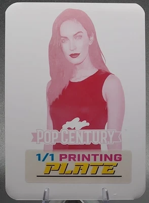 Megan Fox 1/1 2025 Leaf Metal Pop Century Printing Plate Magenta Transformers - Image 1 of 3