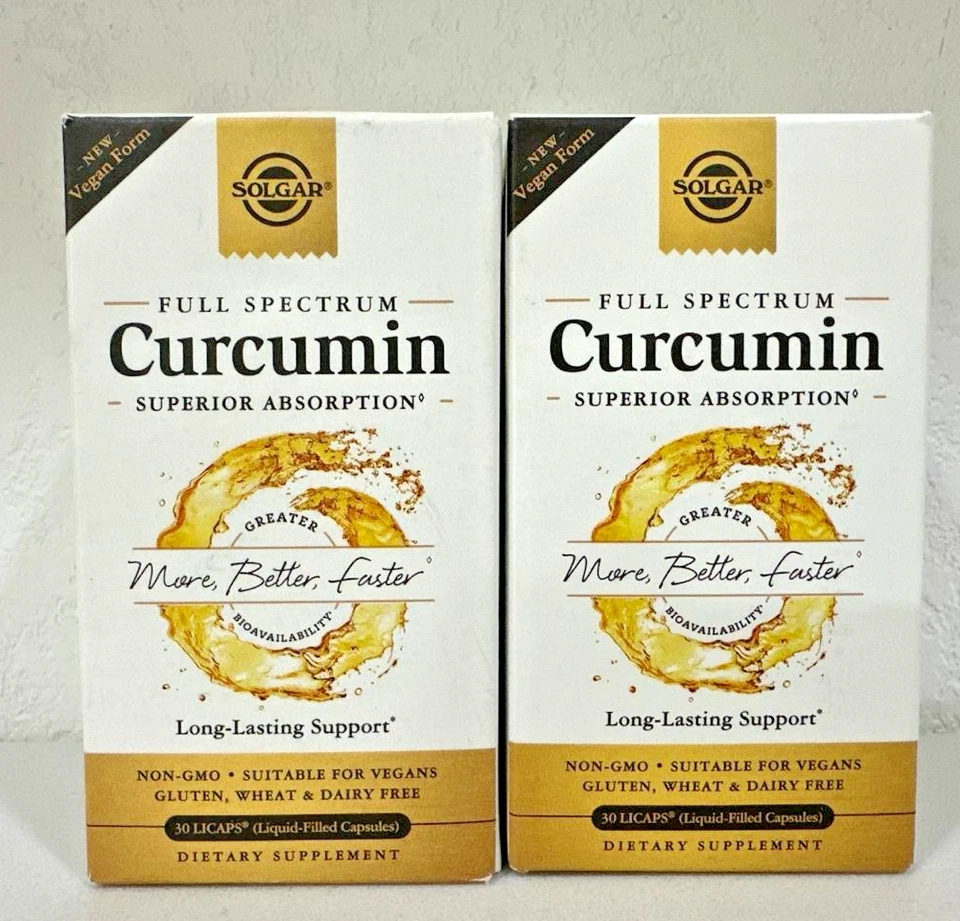 Solgar - Full Spectrum Curcumin Liquid Extract 30 Softgels