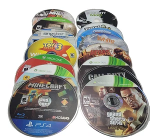 Video Game Disc Lot - Bundle of 50 -  PS2, PS4, Xbox One/360, Wii Disk Only - Bild 1 von 6