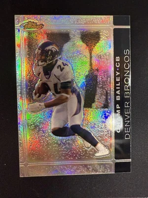 #91 Champ Bailey 2007 Finest SN #/99 Denver Broncos sports Black Refractors - Image 1 of 2