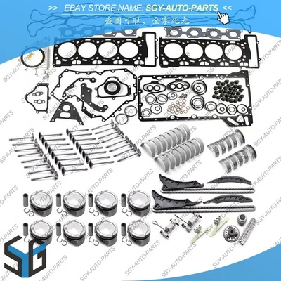 Комплект для капитального ремонта прокладок поршней двигателя для BMW 750i X5 X6 650i F06 F12 N63 4,0 л 4,4 - Изображение 1 из 4