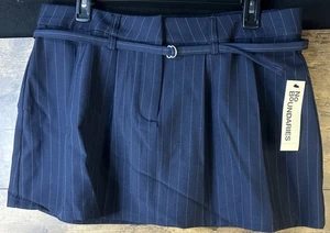 Nuevo Con Etiquetas Cinturón Negro Con Puntada Blanca Falda Talla M (8/10) Envío Rápido - Imagen 1 de 5