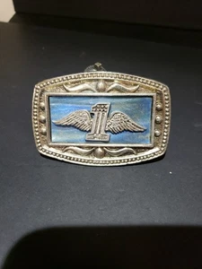 SELTENE HARLEY DAVIDSON GÜRTELSCHNALLE GEFLÜGELT # 1 VINTAGE 70ER JAHRE UNIKAT GEBRAUCHT - Bild 1 von 10