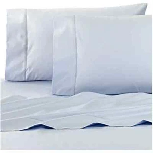 Wamsutta 500 Thread-Count Pimacott Sheet Set (LIGHT BLUE, Twin) - Picture 1 of 1