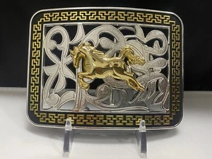 Horse Rodeo gold cowboy western belt buckles for men/women hebilla caballo - Picture 1 of 2