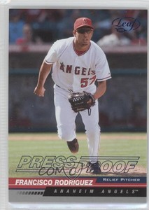 2005 Leaf Blue Press Proof /75 Francisco Rodriguez #5