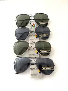 Polar Spex Polarized Aviator Style High Performance Anti Glare Unisex Sunglasses - Picture 1 of 18