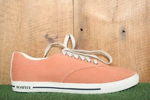 SEAVEES 'Hermosa Plimsoll' Surfwash Herringbone Twill Tennis Shoes Men's Sz. 10 - Picture 1 of 11