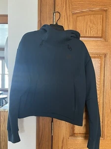 NWT Nike Women's Sportswear Tech Fleece Oversized Hoodie Dark Teal Green X Small - Picture 1 of 5