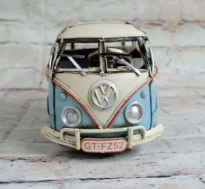 TIN PLATE RETRO-VINTAGE Decorative 1957 KOMBI VAN 1/18 SCALE 8.5" GIFT - Image 1 of 4