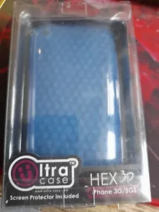 ultra case hex 3d iphone 3/3gs screen protector included - Picture 1 of 2