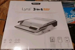 Fellowes Lyra Kammbindemaschine manuell 3 in 1 Bindezentrum UVP 235€ - Bild 1 von 3