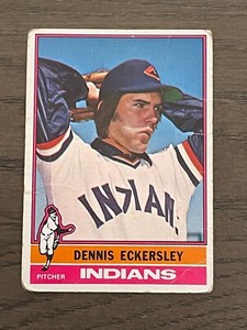1976 Topps Dennis Eckersley Rookie #98 Cleveland Indians HOF  (A)