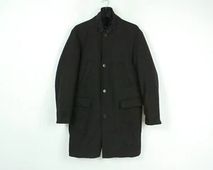 STRELLSON Mens S Wool Coat DE 98 Jacket UK 38L US car Over Warm Winter Button - Picture 1 of 9