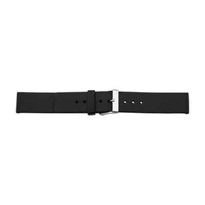 Pebro Kunststoff-Uhrenarmband - PU (825) - Black - 6 Stegbreiten - Picture 1 of 1