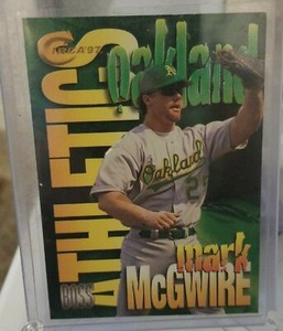 MARK MCGWIRE 1997 Circa Super Boss #12 Oakland Athletics Fleer MLB